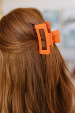 Claw Clip Set of 4 in Orange - Maple Row Boutique 