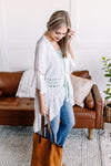 Crochet Cover Up in White - Maple Row Boutique 