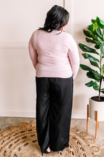 Love Is In The Air Ruched Top In Blushing Pink - Maple Row Boutique 