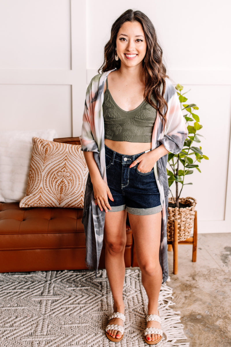 Hold Me Tight Bralette In Moss - Maple Row Boutique 