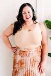 Seamless Reversible Tank Top In Nude - Maple Row Boutique 