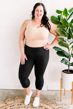 Seamless Reversible Tank Top In Nude - Maple Row Boutique 