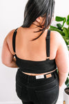Ultra Soft Bra/Cami In Black - Maple Row Boutique 
