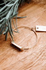 Hinged Bracelet in Classic Gold - Maple Row Boutique 