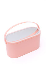 Portable Beauty Storage With LED Mirror - Maple Row Boutique 