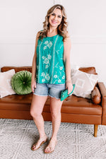 Hard To Get Starlet Teal Savanna Jane Top - Maple Row Boutique 
