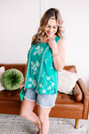 Hard To Get Starlet Teal Savanna Jane Top - Maple Row Boutique 