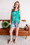 Hard To Get Starlet Teal Savanna Jane Top - Maple Row Boutique 