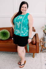 Hard To Get Starlet Teal Savanna Jane Top - Maple Row Boutique 
