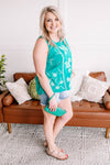 Hard To Get Starlet Teal Savanna Jane Top - Maple Row Boutique 