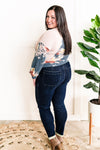 Dark Wash Denim Cuffed Joggers By Judy Blue Jeans - Maple Row Boutique 