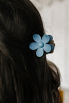Daisy Claw in Dusty Blue - Maple Row Boutique 