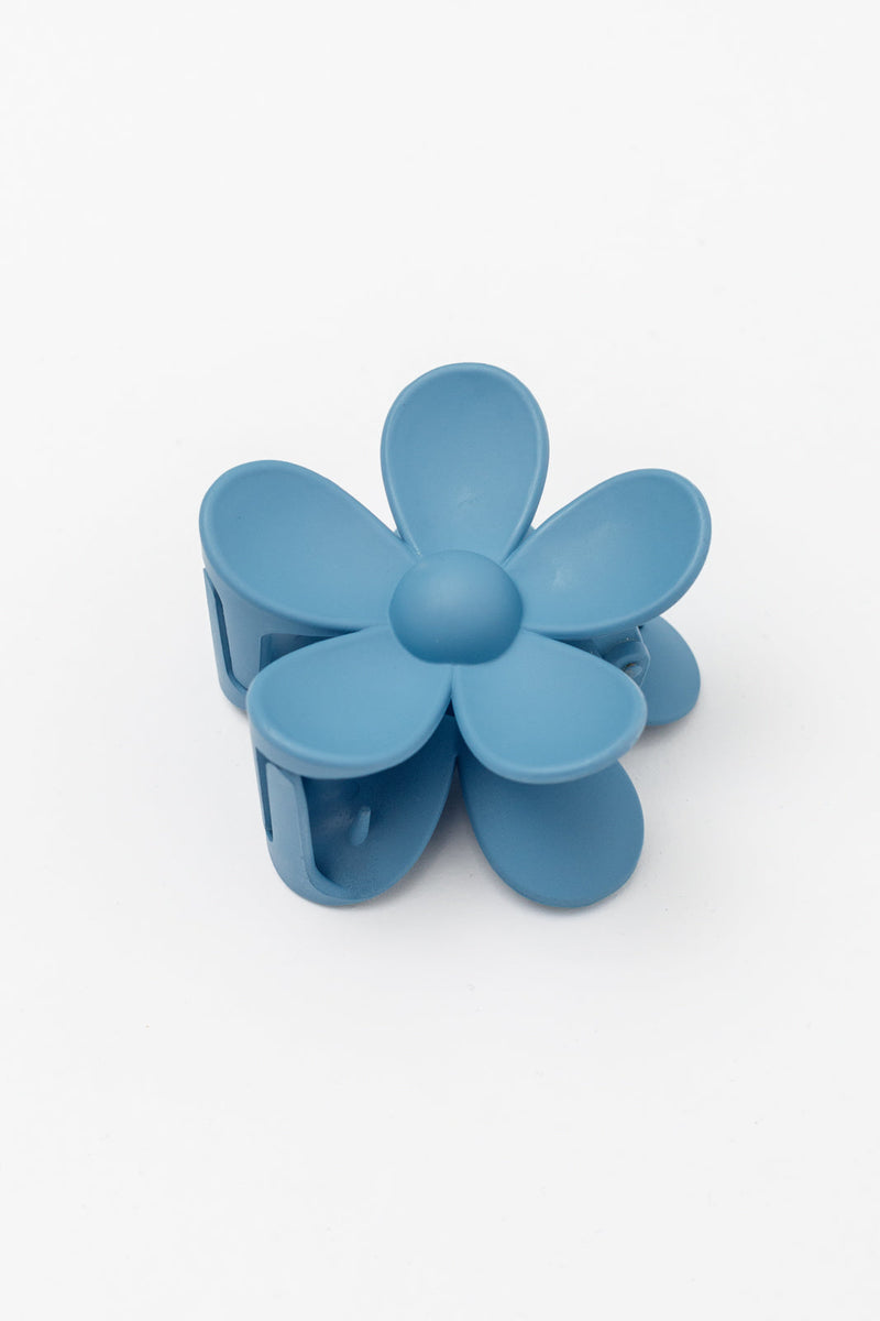Daisy Claw in Dusty Blue - Maple Row Boutique 
