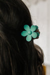 Daisy Claw in Turquoise - Maple Row Boutique 
