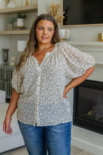 Fancy Me Floral Button Down - Maple Row Boutique 