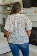 Fancy Me Floral Button Down - Maple Row Boutique 