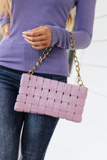 Forever Falling Handbag in Lilac - Maple Row Boutique 