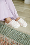 Fuzziest Feet Animal Print Slippers In Pink - Maple Row Boutique 