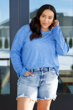 Gently Down the Stream Long Sleeve Top - Maple Row Boutique 