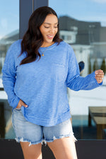 Gently Down the Stream Long Sleeve Top - Maple Row Boutique 