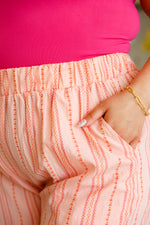 Go With It High Rise Striped Shorts - Maple Row Boutique 