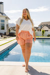 Go With It High Rise Striped Shorts - Maple Row Boutique 