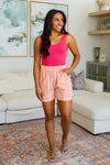Go With It High Rise Striped Shorts - Maple Row Boutique 