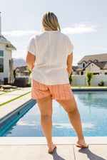 Go With It High Rise Striped Shorts - Maple Row Boutique 