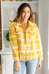 Hard To Miss Shacket In Mustard - Maple Row Boutique 