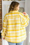 Hard To Miss Shacket In Mustard - Maple Row Boutique 