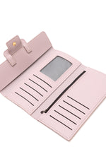 Hello Spring Oversized Wallet in Heathered Lavender - Maple Row Boutique 