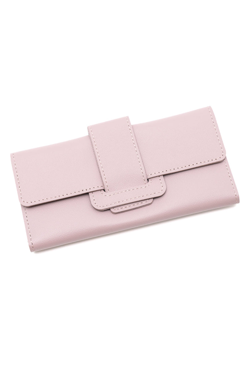 Hello Spring Oversized Wallet in Heathered Lavender - Maple Row Boutique 