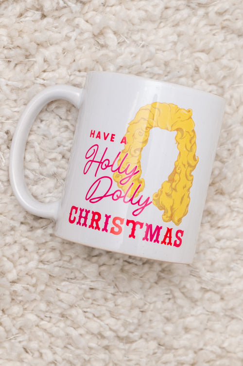 Holly Dolly Christmas Mug - Maple Row Boutique 