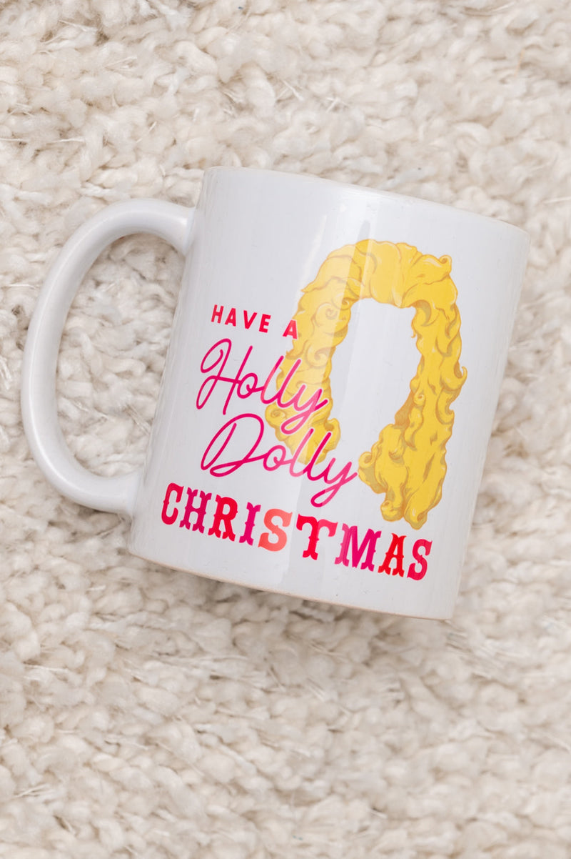 Holly Dolly Christmas Mug - Maple Row Boutique 