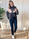 Dark Wash Denim Cuffed Joggers By Judy Blue Jeans - Maple Row Boutique 
