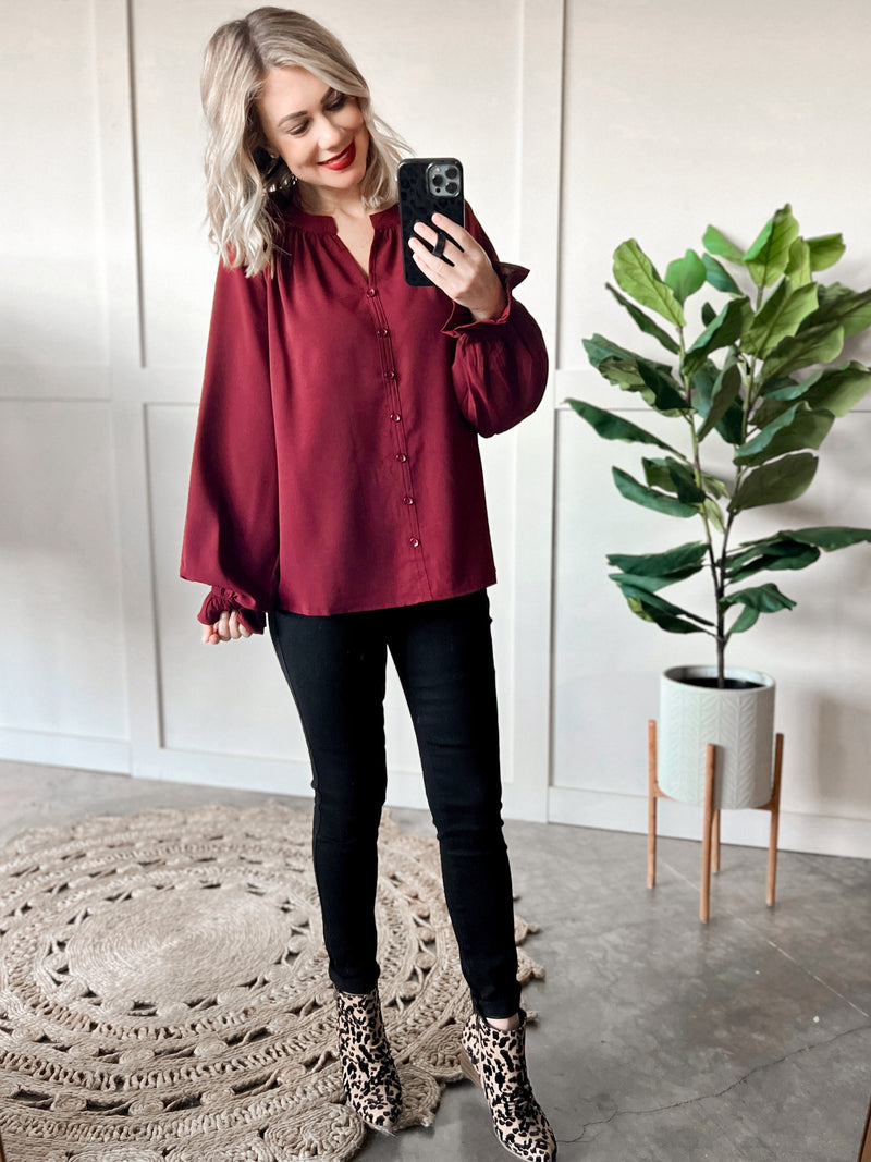 Tummy Control Classic Skinny Black Judy Blue Jeans - Maple Row Boutique 