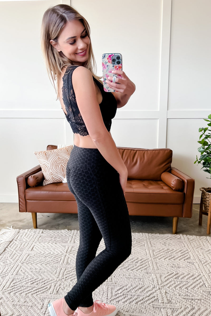 Layering Bralette In Black Lace - Maple Row Boutique 