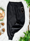 Chic Jogger Pant With Pockets In Black Onyx - Maple Row Boutique 