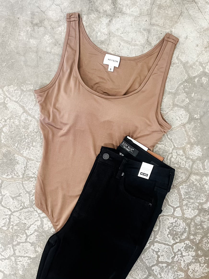 Tummy Control Classic Skinny Black Judy Blue Jeans - Maple Row Boutique 
