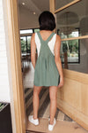 I Want You Back Linen Blend Shortalls - Maple Row Boutique 