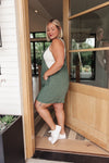 I Want You Back Linen Blend Shortalls - Maple Row Boutique 