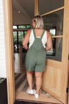 I Want You Back Linen Blend Shortalls - Maple Row Boutique 