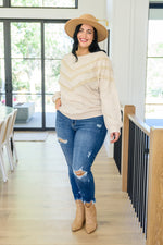 Into The Fringe Top in Beige - Maple Row Boutique 