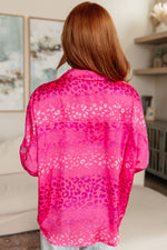 LSAT at Two Button Up Blouse - Maple Row Boutique 