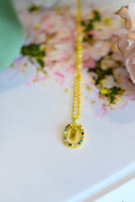 Mi Amor Gold Dipped Initial Necklace - Maple Row Boutique 