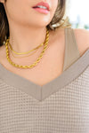 Midas Touch Classic Rope Chain - Maple Row Boutique 