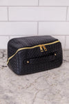 New Dawn Large Capacity Cosmetic Bag in Black - Maple Row Boutique 