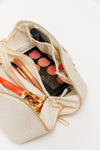 New Dawn Large Capacity Cosmetic Bag in White - Maple Row Boutique 