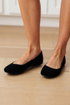 On Your Toes Ballet Flats in Black - Maple Row Boutique 