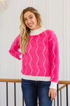 Pop Culture Zig Zag Sweater - Maple Row Boutique 